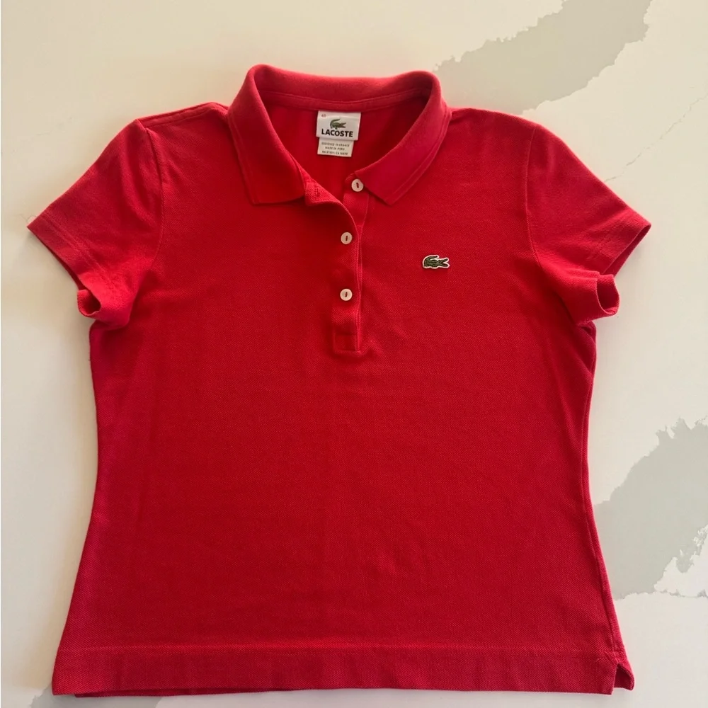 Lacoste Retro Classic Supple Piqué Polo Shirt Size 40 (US Medium) - Picture 1 of 9